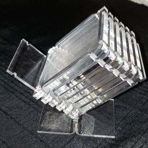 Unique Plastic Coasters.